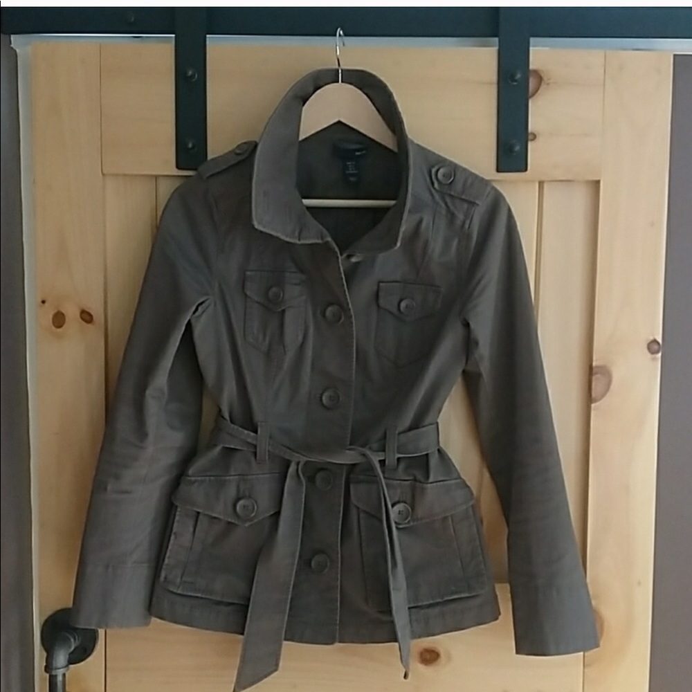 H&M Olive Military Jacket
